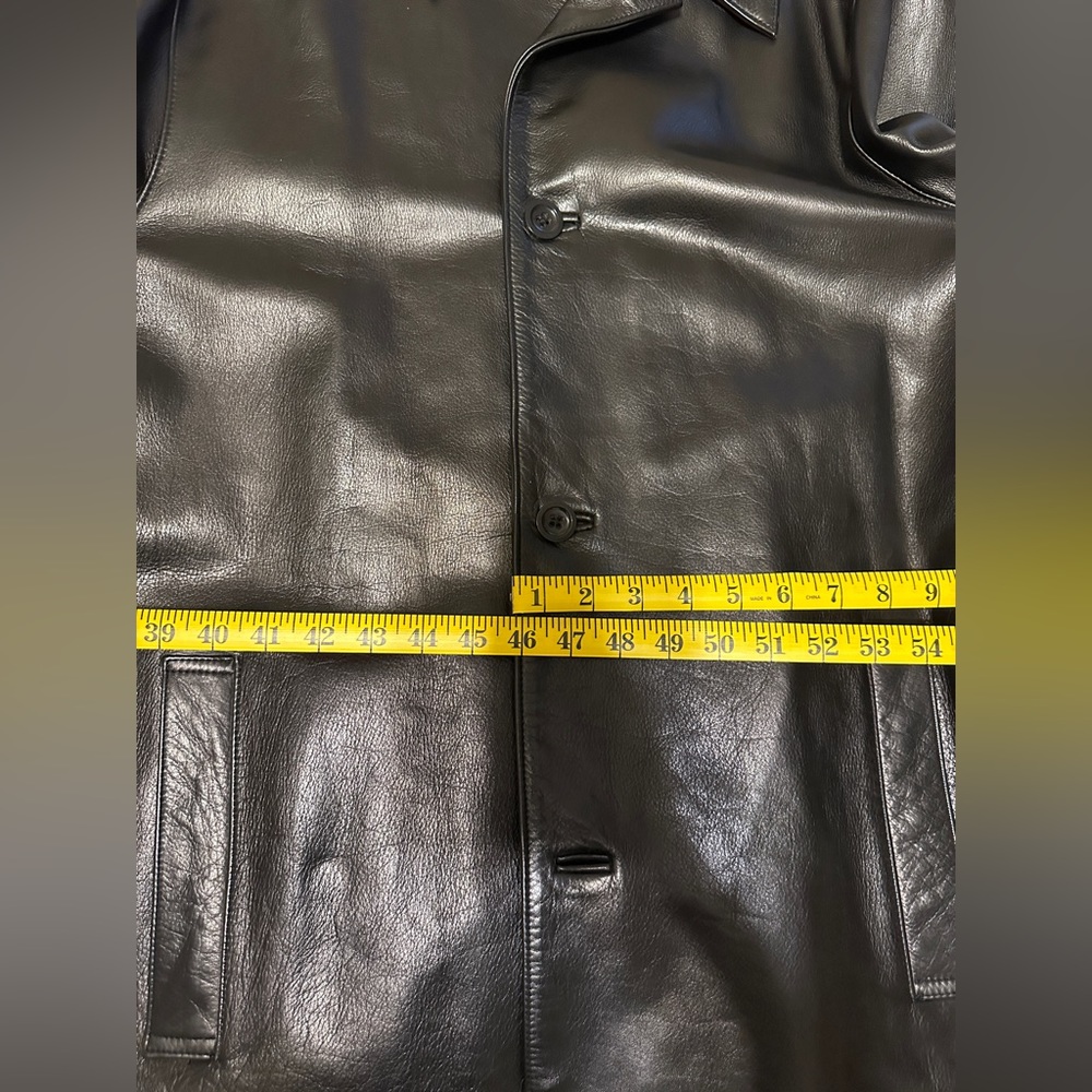 Banana Republic Black 100% Leather Jacket - Picture 8 of 9